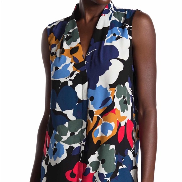 NWT Floral Print Airy Blouse by Halogen Nordstrom - Picture 2 of 3